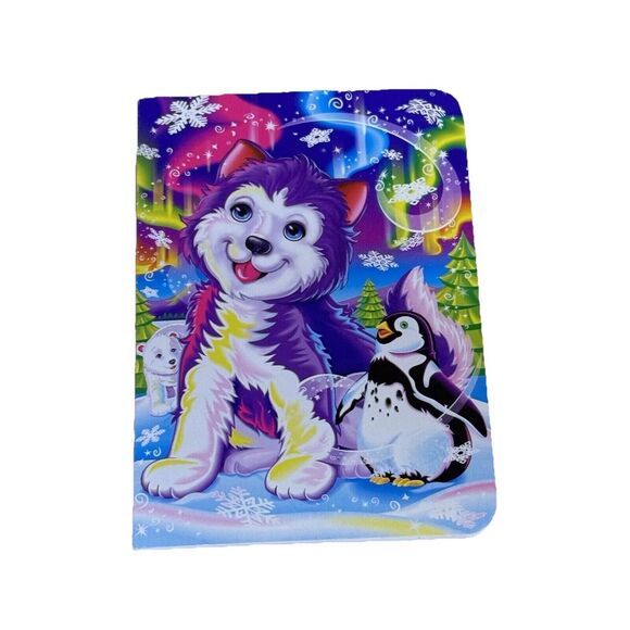 Other - Lisa Frank Tikanni Husky Glitter Penguins Mini Comp.  Notepad Paper 3.25‎ x 4.5